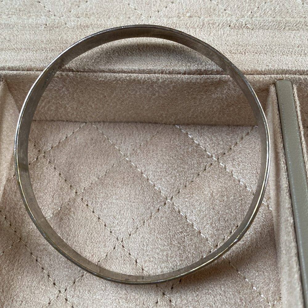 Mexico 925 Solid Sterling Silver Bangle - image 3